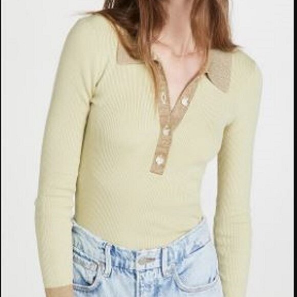 Baum Und Pferdgarten Button-Up Clariette Sweater Long Sleeve Collared Size XS - Picture 1 of 5